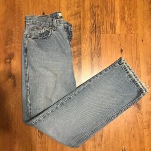 J. Crew button fly boot cut jeans